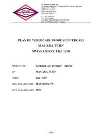 Swiss Crane TKF 1200