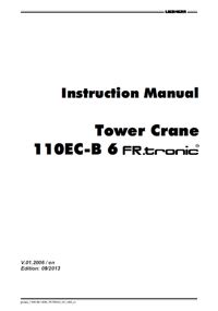 Manual macara Liebherr 110EC-B6 FR.tronic