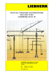 Manual macara Liebherr 140EC-H
