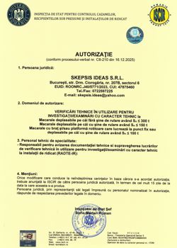 Autorizație expertiză tehnică macarale