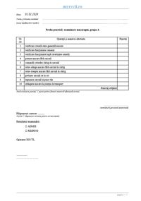 Testare practică macaragiu (grupa A)