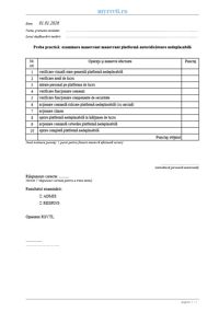 Testare practică manevrant platformă autoridicătoare nedeplasabilă