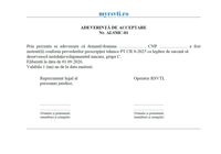 Adeverință legător de sarcină macara, grupa C