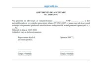 Adeverință manevrant platformă autoridicătoare nedeplasabilă cu sarcină