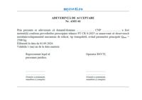 Adeverință manevrant transpaletă cu sarcină